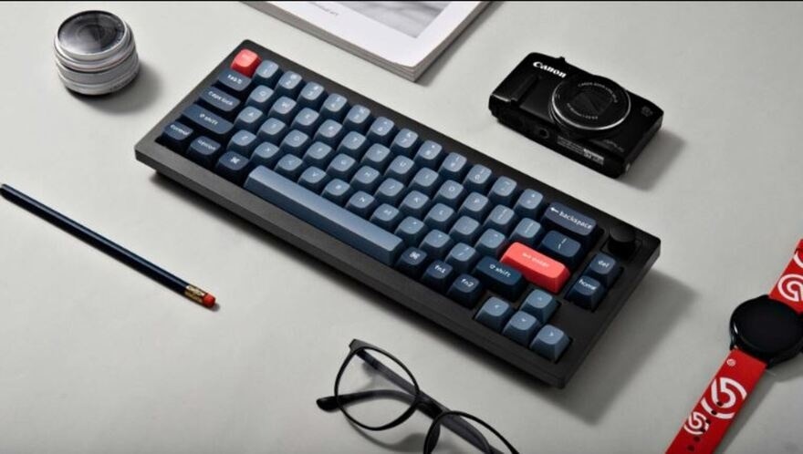 Keychron V2 Max Knob Wireless Custom Keyboard - Gateron Jupiter