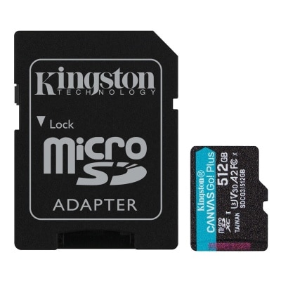 KINGSTON 金士顿 Canvas Go!Plus microSD 512GB 记忆卡