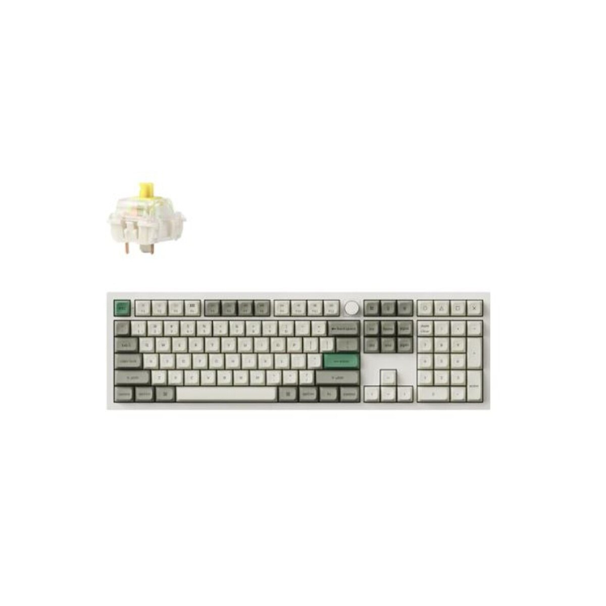 Keychron Q6 Max 旋鈕版無線鍵盤- Gateron Jupiter 香蕉軸| Fortress 豐澤