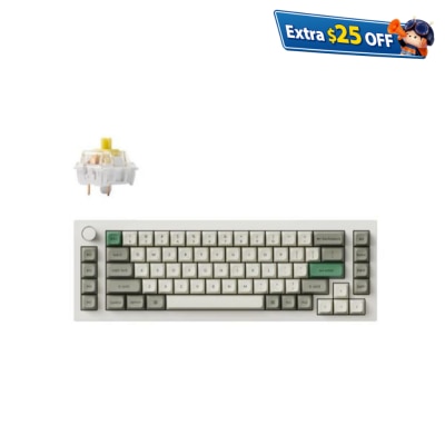 Keychron Q65 Max Knob Version Wireless Keyboard - Gateron Jupiter Banana Switch