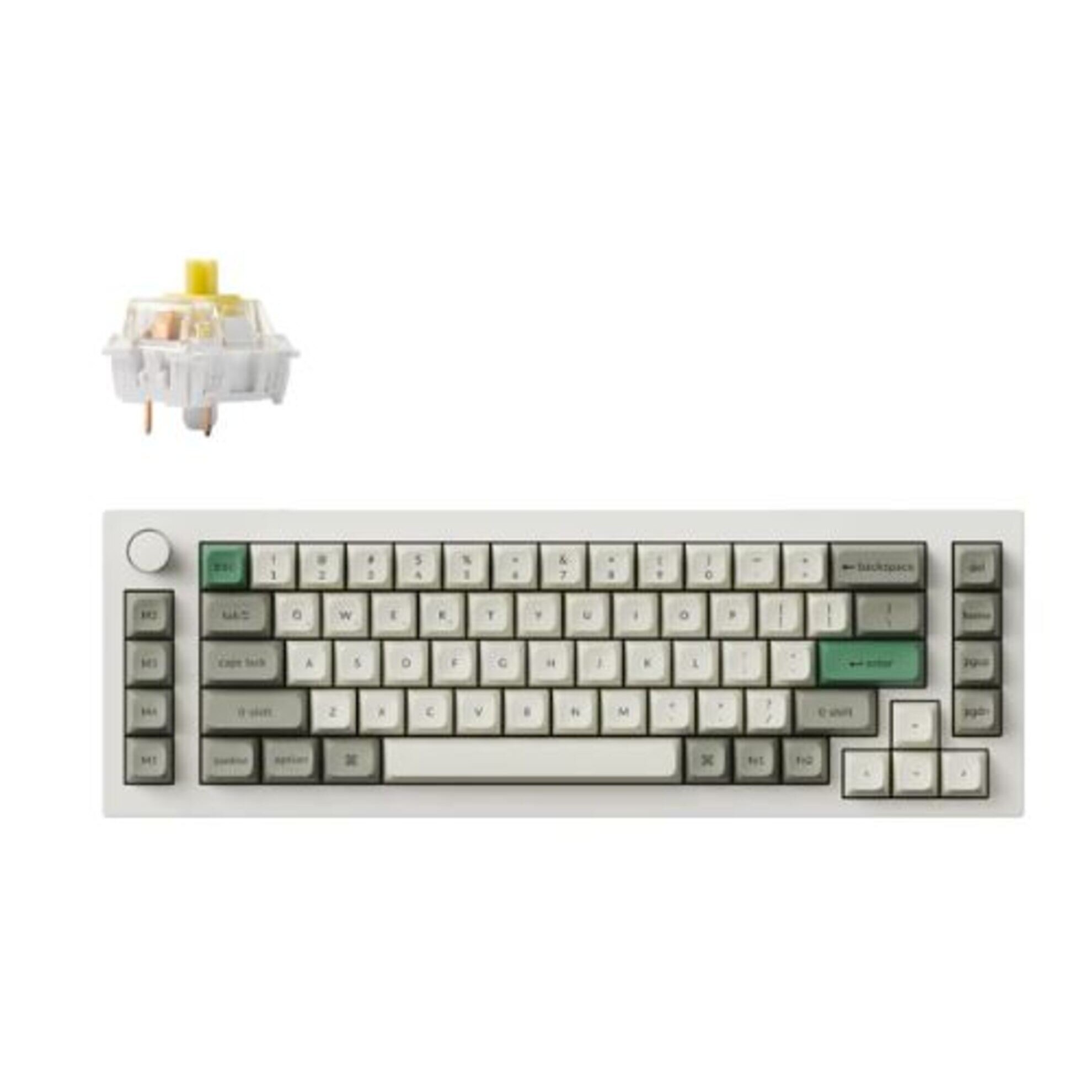 「美品」 Keychron Q65 Max バナナ軸 美品」 Keychron Q65 Max バナナ軸 キーボード Q1 Max(バナナ軸・英語
