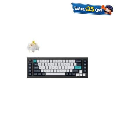 Keychron Q65 Max Knob Version Wireless Keyboard - Gateron Jupiter Banana Switch