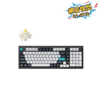 Keychron Q5 Max 旋鈕版無線鍵盤 - Gateron Jupiter 香蕉軸
