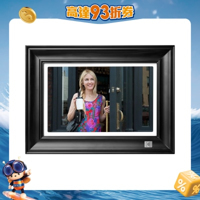 KODAK 柯達 - RWF-127V-BK 10″經典木質觸摸屏高清電子相架(灰色)