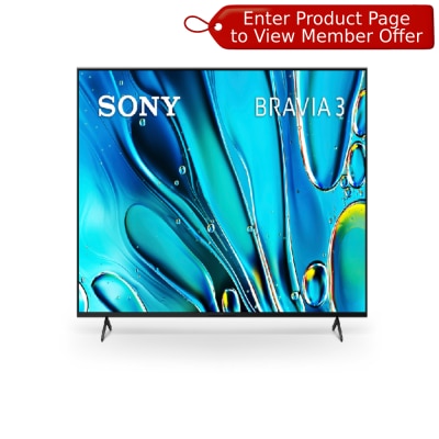 SONY 索尼 S30 BRAVIA 3 4K HDR Processor X1™ 4K Ultra HD 高動態範圍智能電視