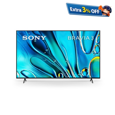 SONY S30 BRAVIA 3 4K HDR Processor X1™ 4K Ultra HD HDR Google TV