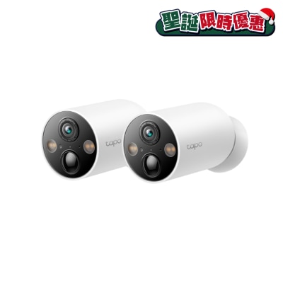 TP-Link Tapo C425 1440P AI 防水Wi-Fi 電池攝影機 (2件裝) 家居鏡頭