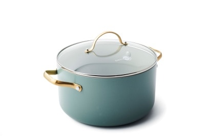 GreenPan Padova Smokey Sky Blue Casserole with Lid 24cm