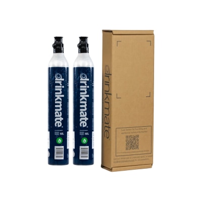 Drinkmate - 高纯度食用等级二氧化碳气樽410G x 2