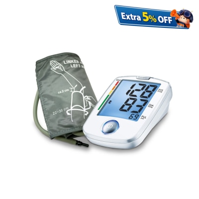 Beurer BM 44 Upper Arm Blue-illuminated XL LCD BPM