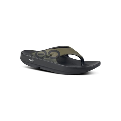 Oofos OOriginal Thong Recovery Sandal (Tactical Green)