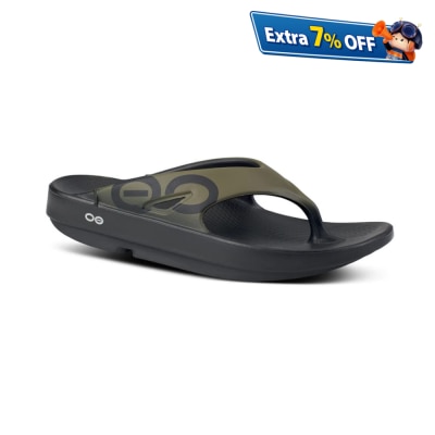 Oofos OOriginal Thong Recovery Sandal (Tactical Green)