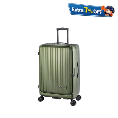 Daycrown 8528 Front Open Expandable Hinomoto Wheels Suitcase Luggage