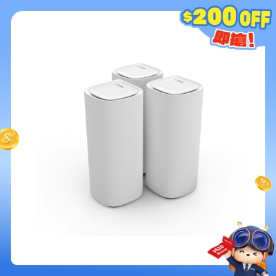 Linksys - Velop Pro 7 三頻 BE11000 Mesh WiFi 7 路由器  (三支裝)