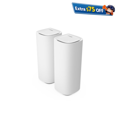 Linksys Velop Pro 7 三频 BE11000 Mesh WiFi 7 路由器 (两支装)