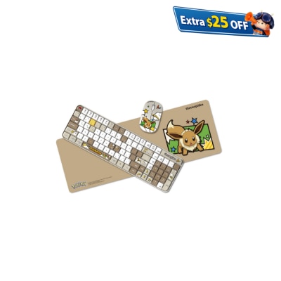 thecoopidea x Pokemon TAPPY Pro Bluetooth Keyboard & Mouse Set
