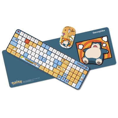 thecoopidea x Pokemon TAPPY Pro Bluetooth Keyboard & Mouse Set