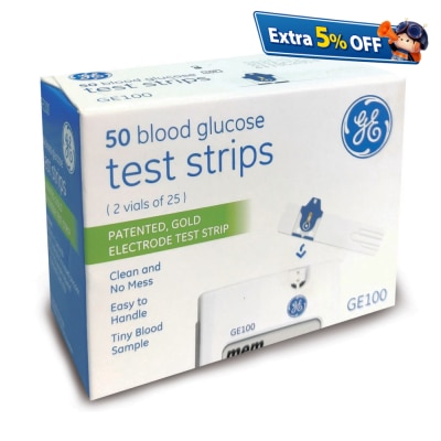 GE GE100 Blood Glucose Test strips (50pc) Blood Glucose Test Strip