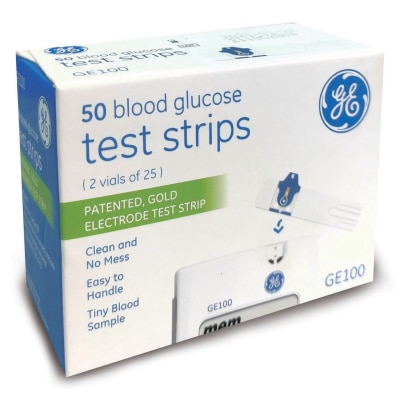 GE GE100 Blood Glucose Test strips (50pc) Blood Glucose Test Strip