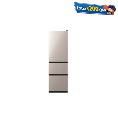 HITACHI HR3N5342EACNXHK,Hitachi 3-Door Inverter Fridge Fridge