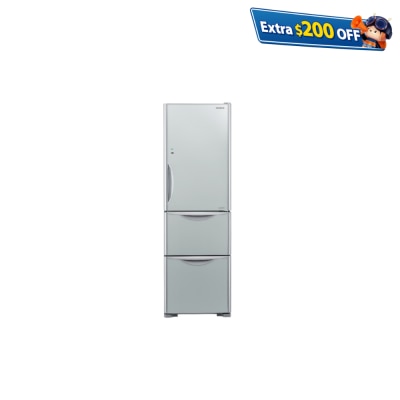 HITACHI HR3N5342DAGS Hitachi 3-Door Inverter Fridge Fridge