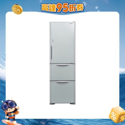 HITACHI - HR3N5342DAGS Hitachi 3-Door Inverter Fridge Fridge