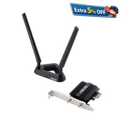 ASUS 华硕 PCE-AX58BT 双频 PCI-E Wi-Fi 6 介面卡