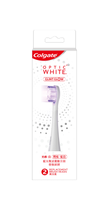 Colgate 高露洁 光感白闪悦美白声波震动替换刷头 2支装