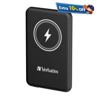 VERBATIM 5000mAh 磁吸無線電源 移動電源