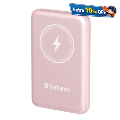 VERBATIM 10000mAh 磁吸无线流动充电池 移动电源