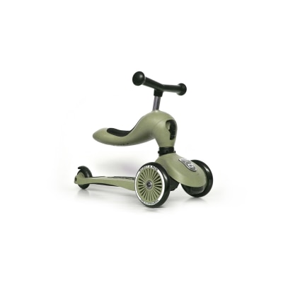 Scoot and Ride Highwaykick 1 (1 yr+) Olive (3 Wheels)