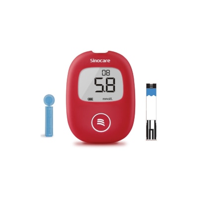 Sinocare Safe AQ Smart 血糖機套裝 (主機+25針+25試紙)