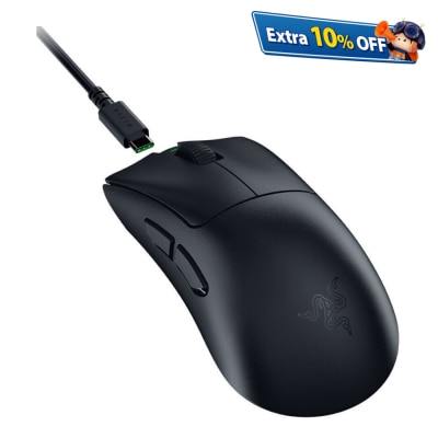 Razer Deathadder V3 HyperSpeed Ultra-lightweight Wireless Ergonomic Gaming Mouse