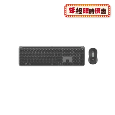 LOGITECH 羅技 MK950 無線纖薄靜音鍵盤滑鼠組合