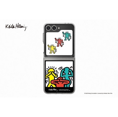 SAMSUNG Flipsuit Card for Galaxy Z Flip6 - Keith Haring Photo Mobile Phone Case