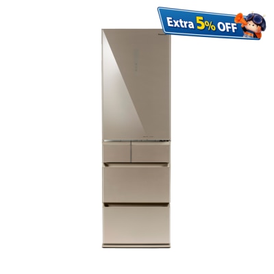 PANASONIC NR-E412BG/N3,Slot-in type 5-door "Inverter" Refrigerator Fridge