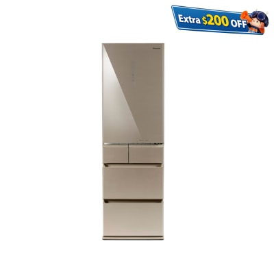 PANASONIC 樂聲牌 NR-E412BG/N3,全嵌式五門 "變頻式" 雪櫃 雪櫃