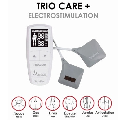 TERRAILLON Trio Care Wireless Multizone Electrostimulation (TENS / EMS / Massage)