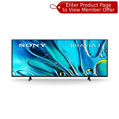 SONY S30 BRAVIA 3 4K HDR Processor X1™ 4K Ultra HD HDR Google TV
