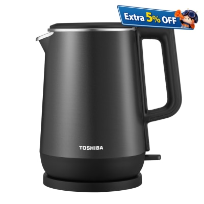 TOSHIBA 东芝 KT-17DRTHK 1.7公升无线双层电热水壶