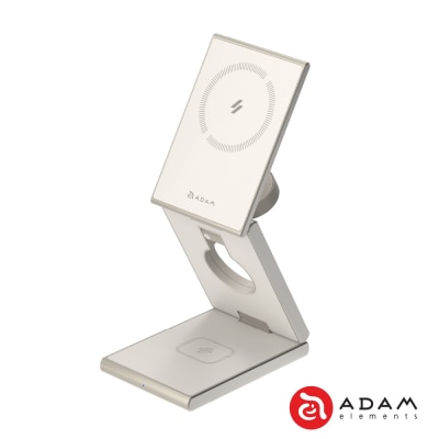 ADAM elements Magnetic 3-in-1 Foldable Travel Charging Station