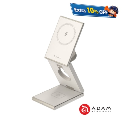 ADAM elements Magnetic 3-in-1 Foldable Travel Charging Station