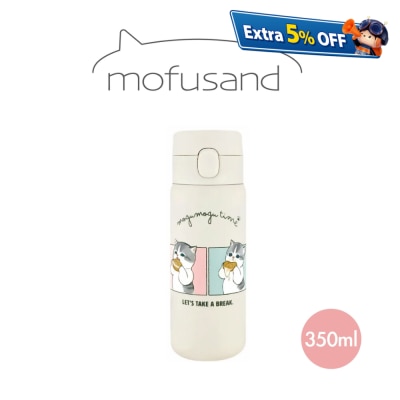 Mofusand 350ML 真空不鏽鋼 One Touch 水壼