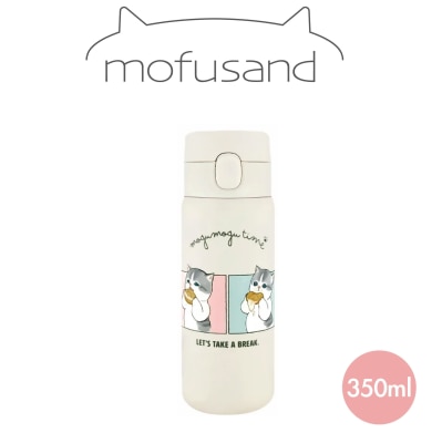 Mofusand 350ML Stainless Steel One Touch Vacuum Bottle