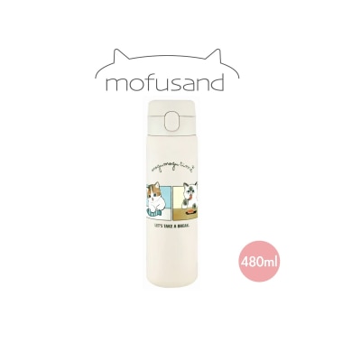 Mofusand 480ML 真空不锈钢 One Touch 水壸