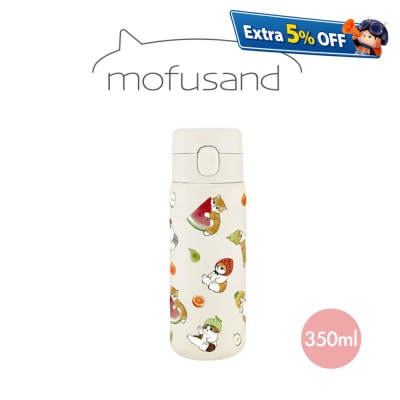 Mofusand 350ML 真空不鏽鋼 One Touch 水壼