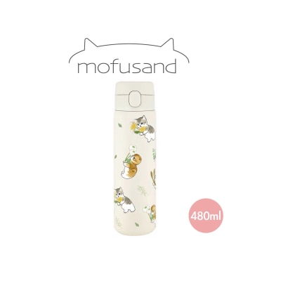 Mofusand 480ML Stainless Steel One Touch Vacuum Bottle
