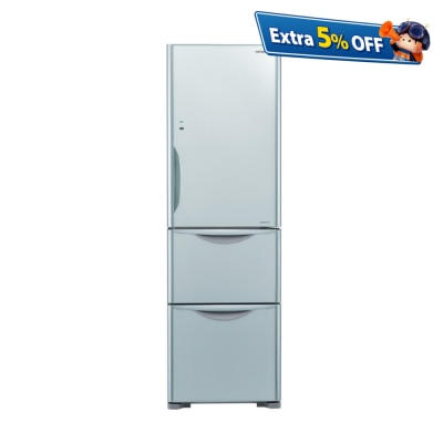 HITACHI 日立 日立 HR3N6404DA 3門纖巧變頻環保雪櫃 雪櫃