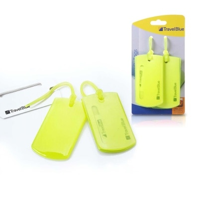 Travel Blue Jelly ID Tag TB016