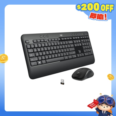 LOGITECH 羅技 - MK540 Advanced 無線鍵盤滑鼠組合(美式英文)